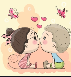 cute-cartoon-boy-and-girl-are-kissing-vector-15321128